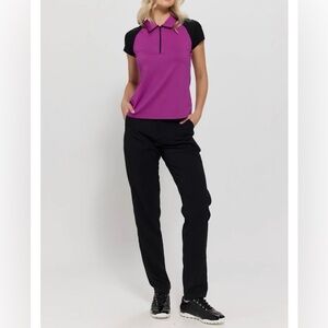 Lija Black Women's Golf Pants
